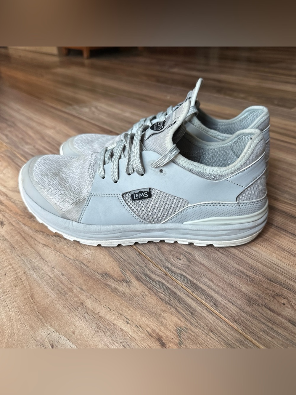 Lems Women's Mesa Glacier Minimalist Trail Running Shoes Gray Size 10 B